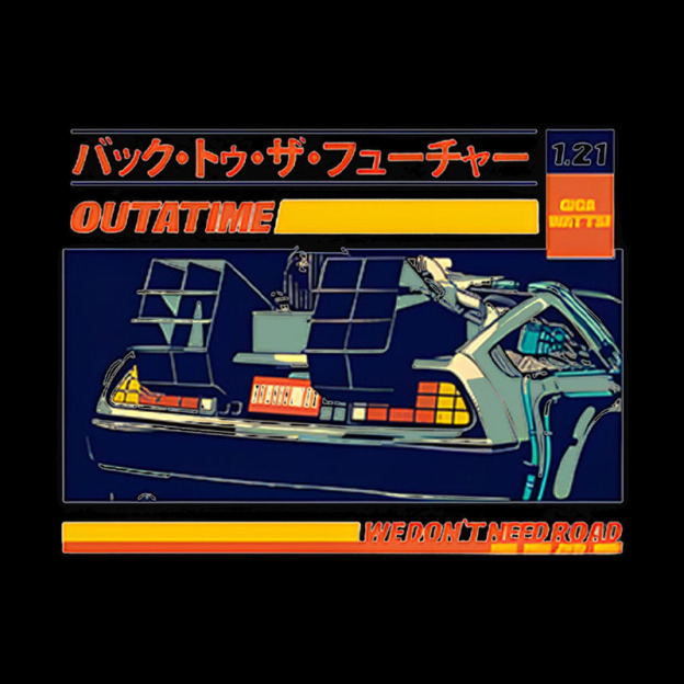Out A Time Road Geek T-Shirt