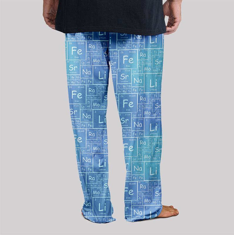 Chemical Element Wall Geek Loungewear Pants