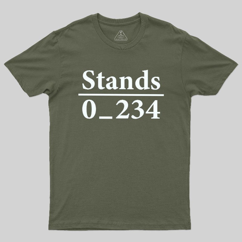 No 1 Under Stand T-shirt