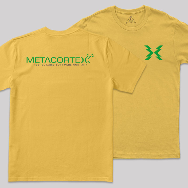 Metacortex Future Front and Back Printed Geek T-Shirt