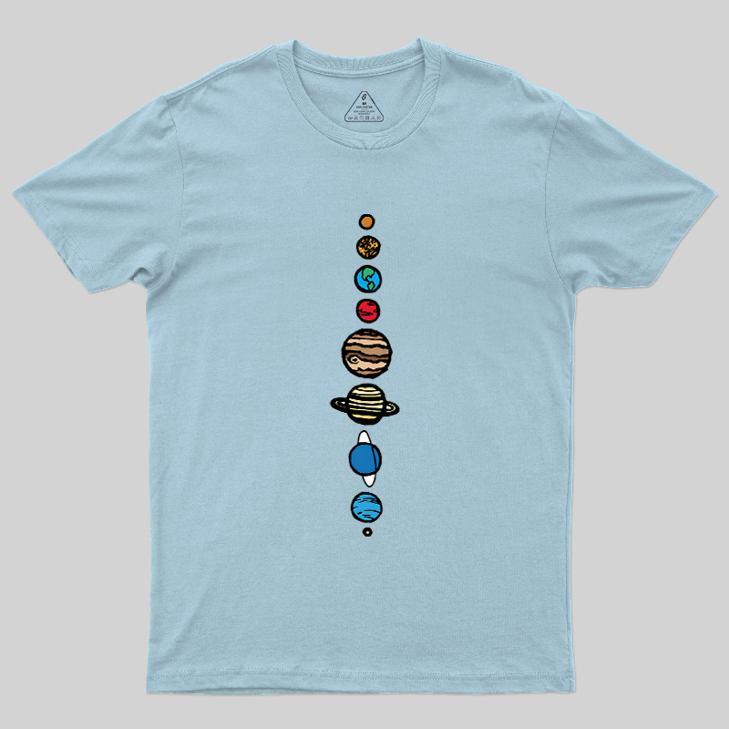 Space Nerd Planets Geek T-Shirt