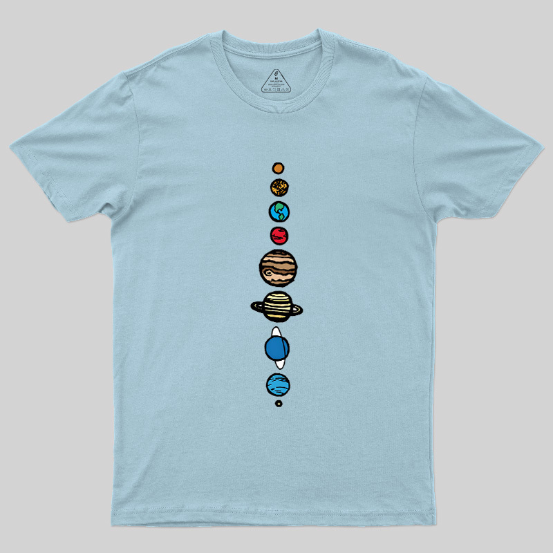 Space Nerd Planets Geek T-Shirt