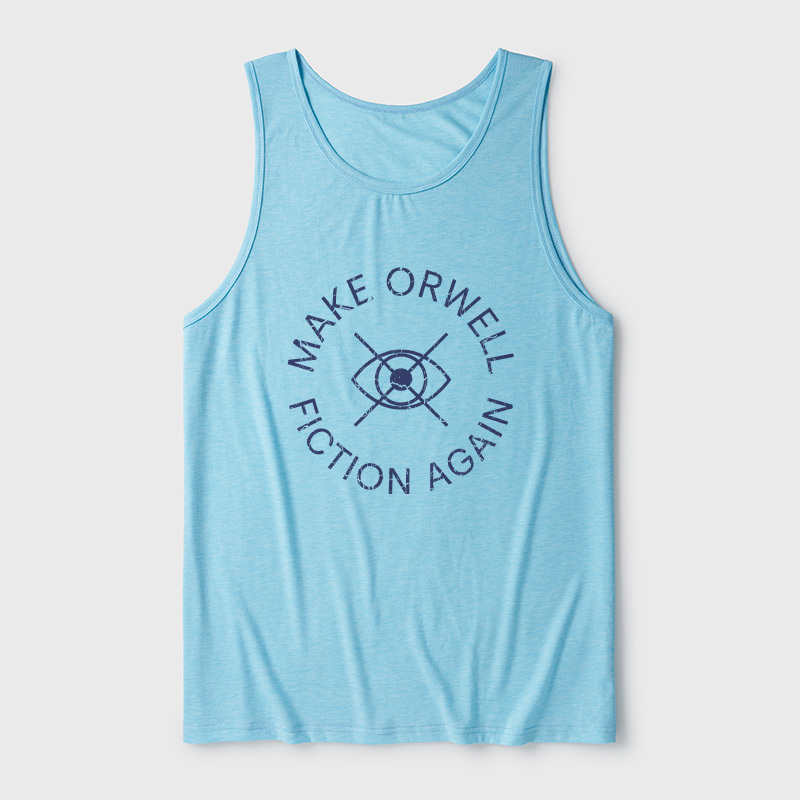 Make Orwell Fiction Again Ultra Soft Heather Tank