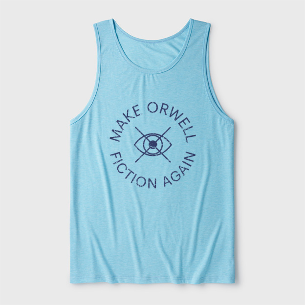 Make Orwell Fiction Again Ultra Soft Heather Tank