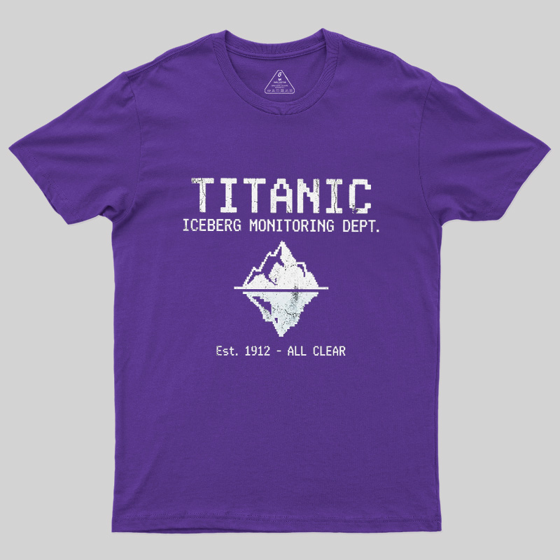 Iceberg Monitoring Dept Geek T-Shirt