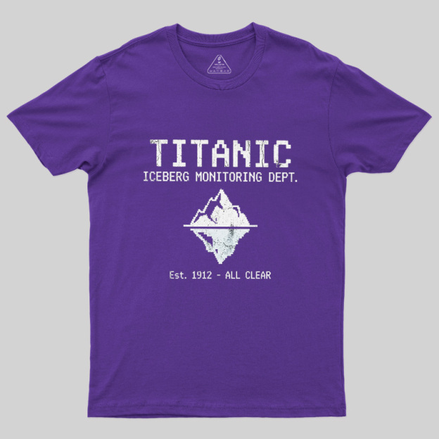 Iceberg Monitoring Dept Geek T-Shirt