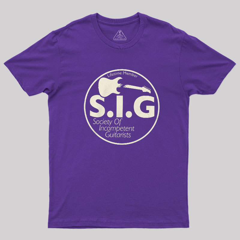 Society Of Incompetent Guitarists Geek T-Shirt