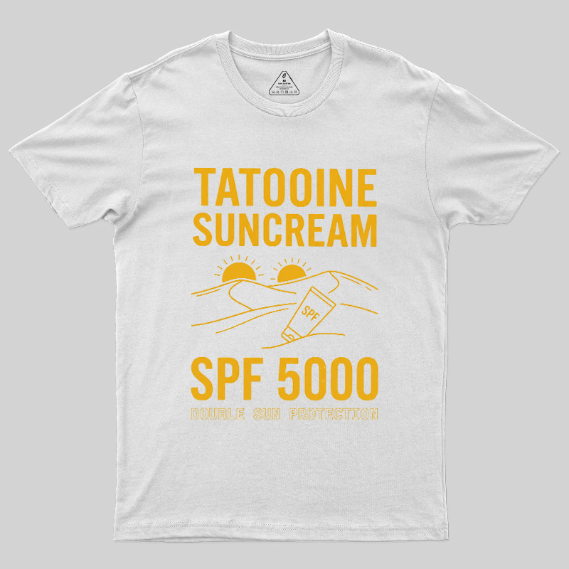 Two-Sun Desert Sunscreen Geek T-Shirt