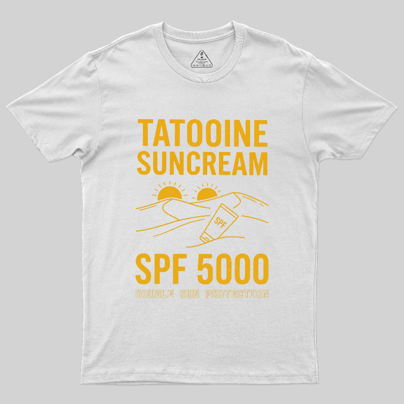 Two-Sun Desert Sunscreen Geek T-Shirt