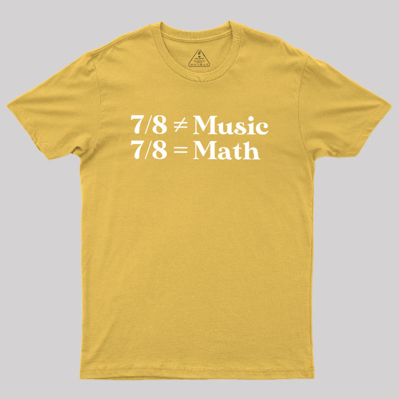 Music and Math Geek T-Shirt
