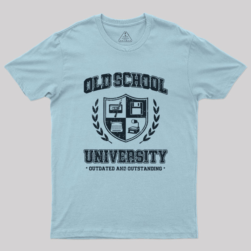 Old School University Geek T-Shirt