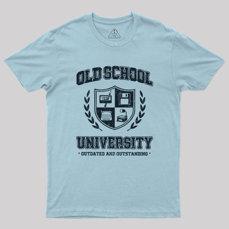 Old School University Geek T-Shirt