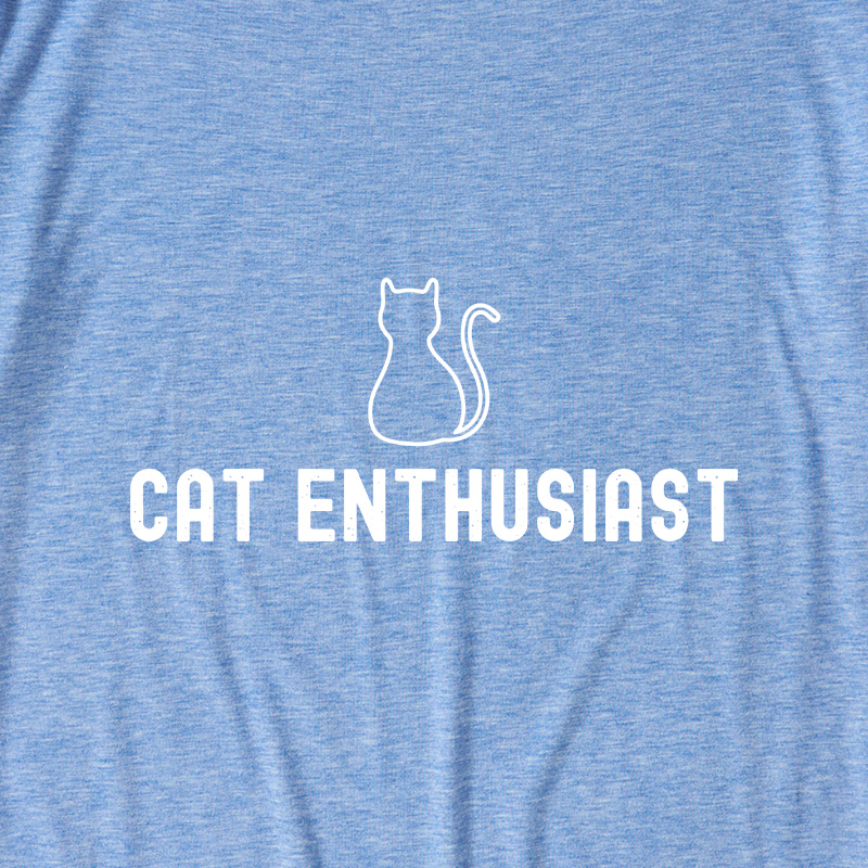 Cat Enthusiast Ultra Soft Heather Tees