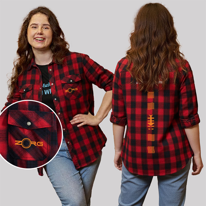 The Fifth Element Plaid Flannel Shirt