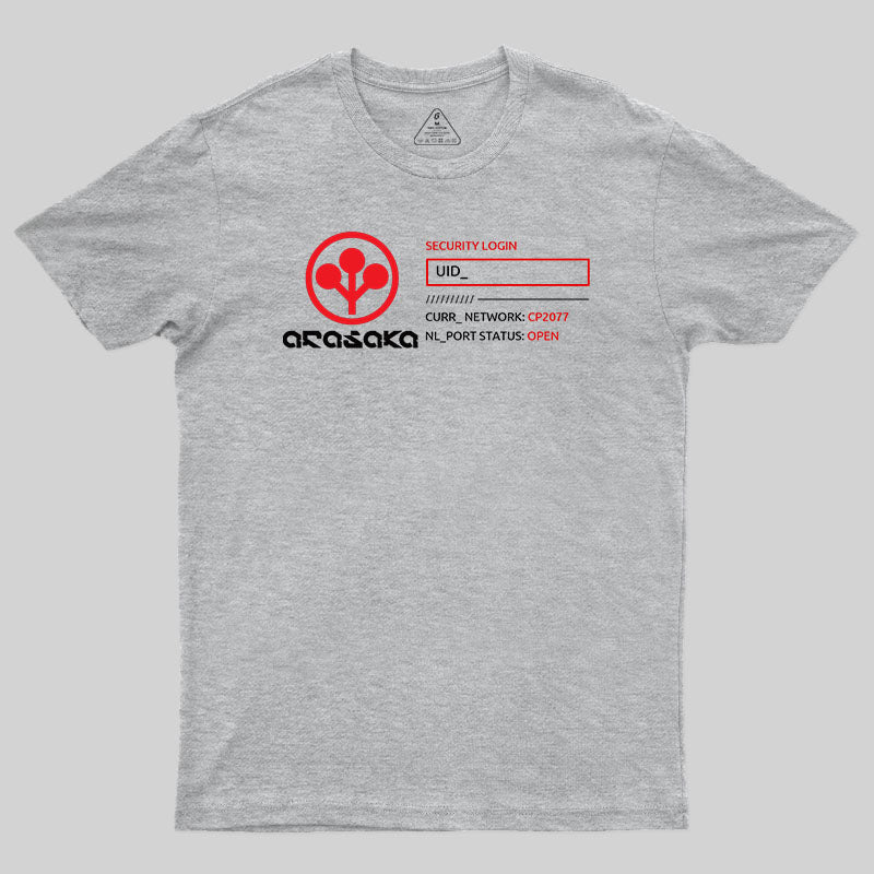 Geeksoutfit Arasaka Terminal-Cyberpunk 2077 T-Shirt for Sale