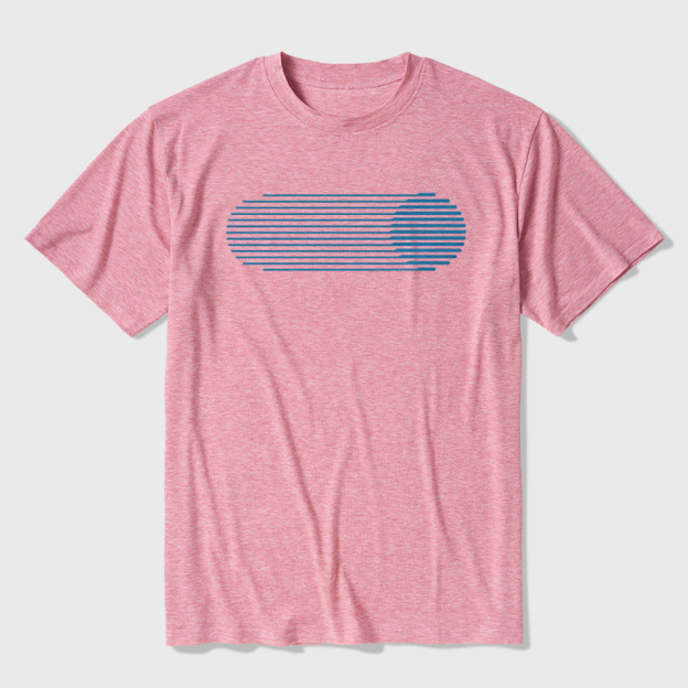 Retro Light Speed Streak Ultra Soft Heather Tees
