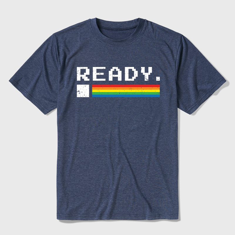 Commodore 64 Ready Ultra Soft Heather Tee