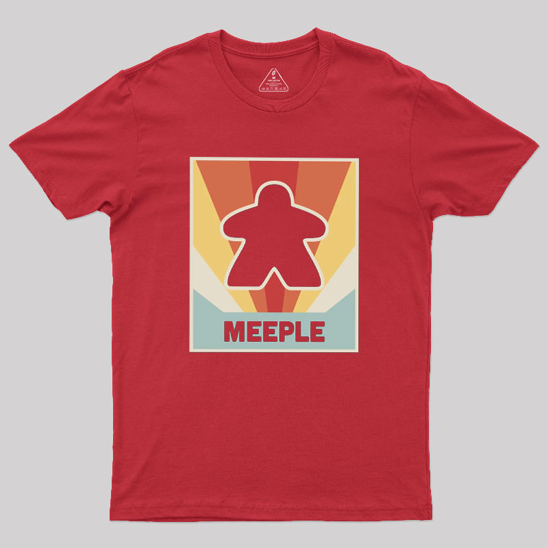 Vintage MEEPLE Boardgame Geek T-Shirt