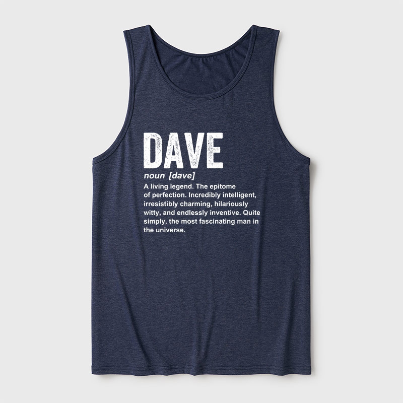 Dave Definition Ultra Soft Heather Tank