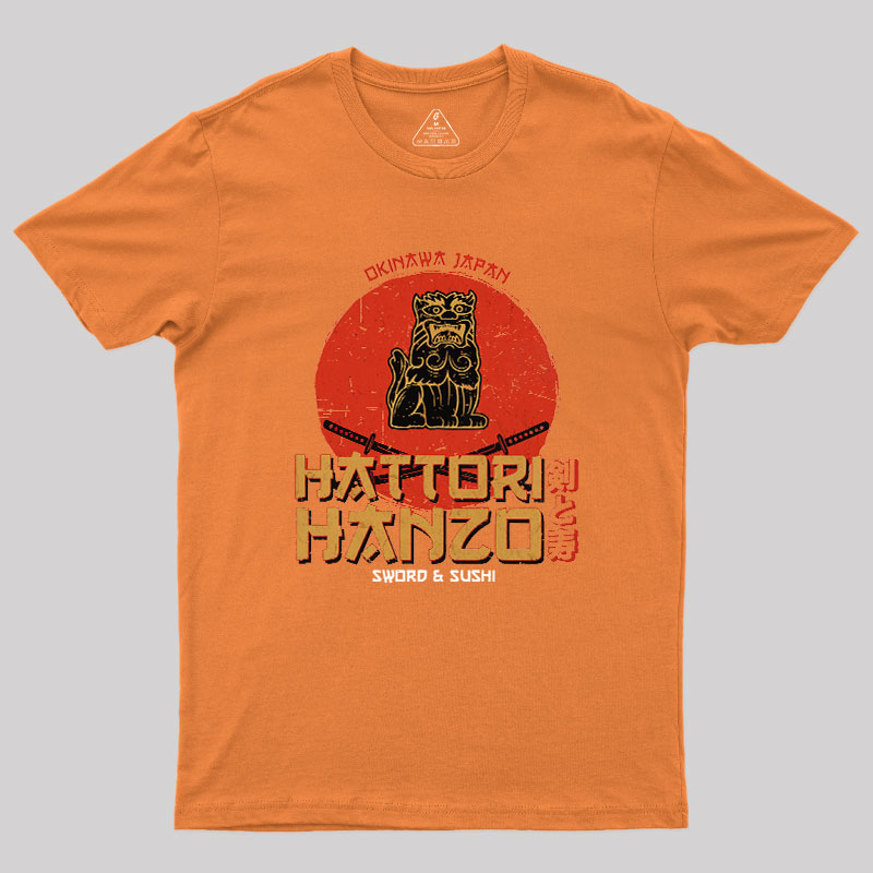 Hattori Hanzo Sword & Sushi Geek T-Shirt