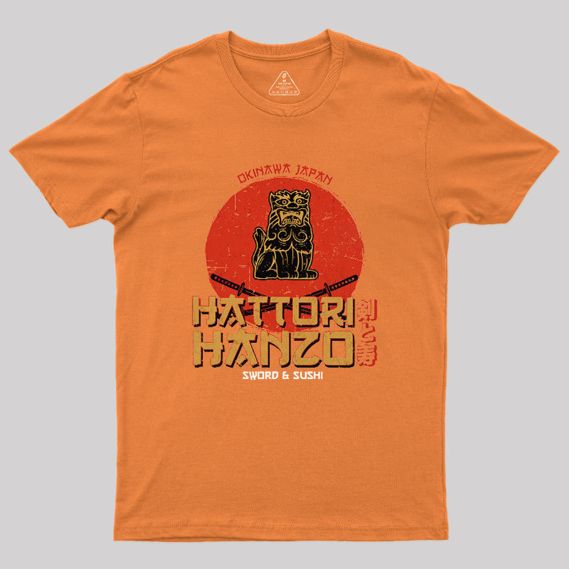 Hattori Hanzo Sword & Sushi Geek T-Shirt