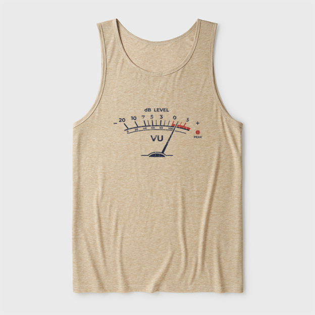 Volume VU Meter Vintage Ultra Soft Heather Tank