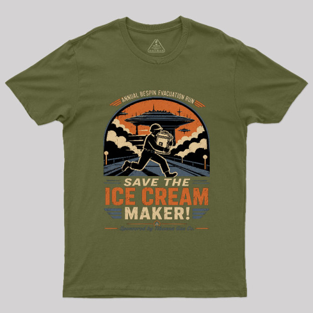 Save The Ice Cream Maker Geek T-Shirt