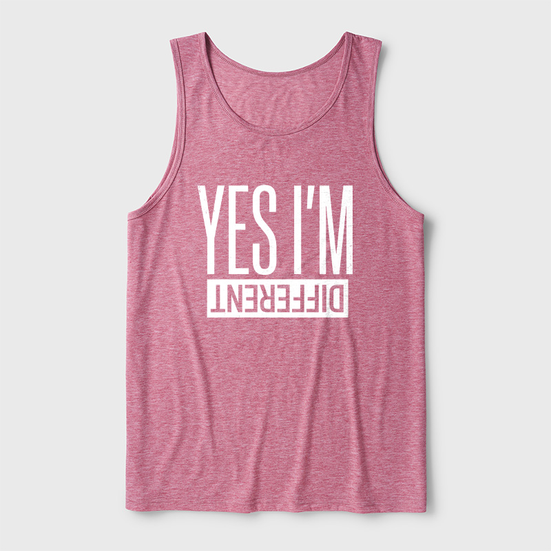 Yes I'm Different Ultra Soft Heather Tank