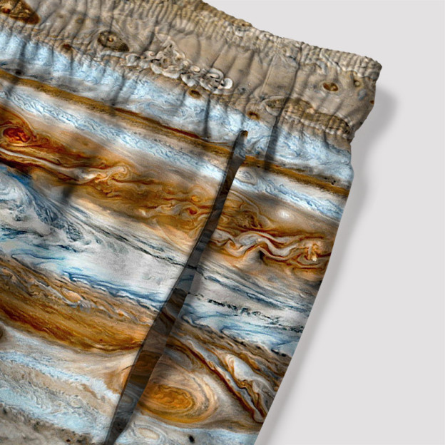 Jupiter Geek Hawaiian Swim Trunks