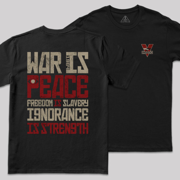 Dystopia Truths Front and Back Printed Geek T-Shirt