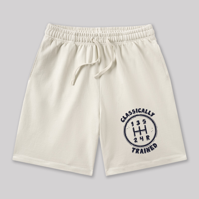 Classically Trained Geeky Washed Shorts