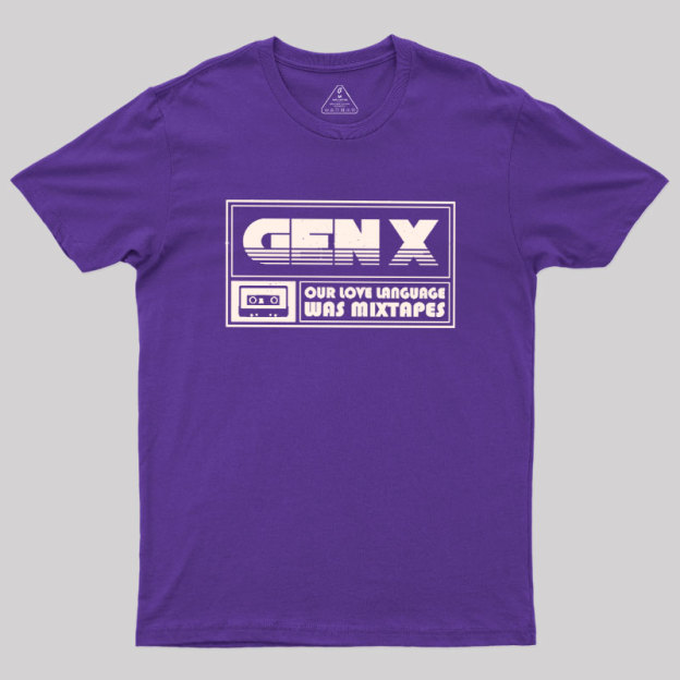 Gen X Cassette Lover Geek T-Shirt