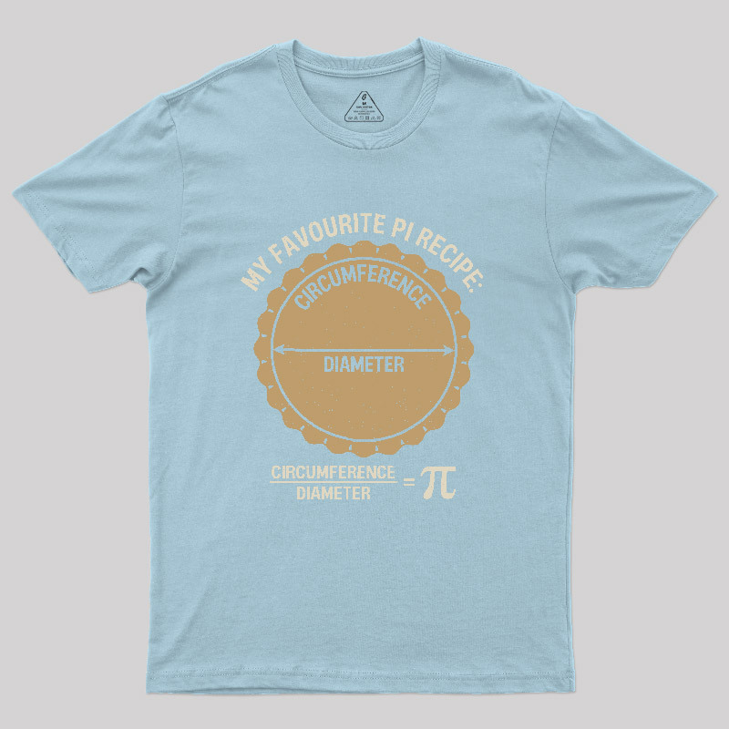 Favorite Pi Recipe Geek T-Shirt