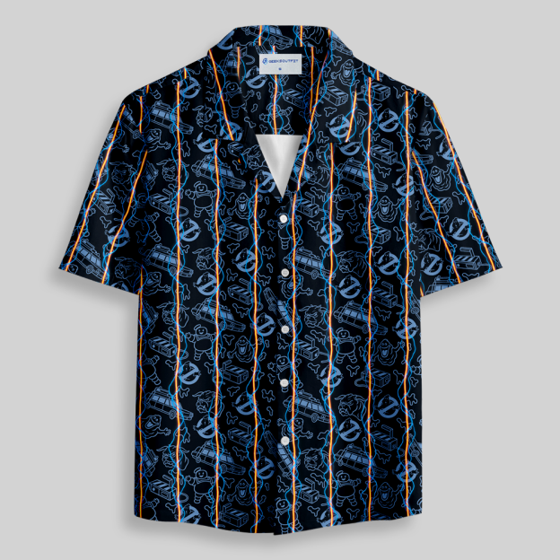 Neon Phantom Spirit Series Button Up Pocket Shirt
