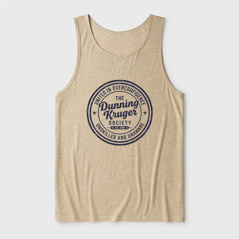 The Dunning-Kruger Society Ultra Soft Heather Tank