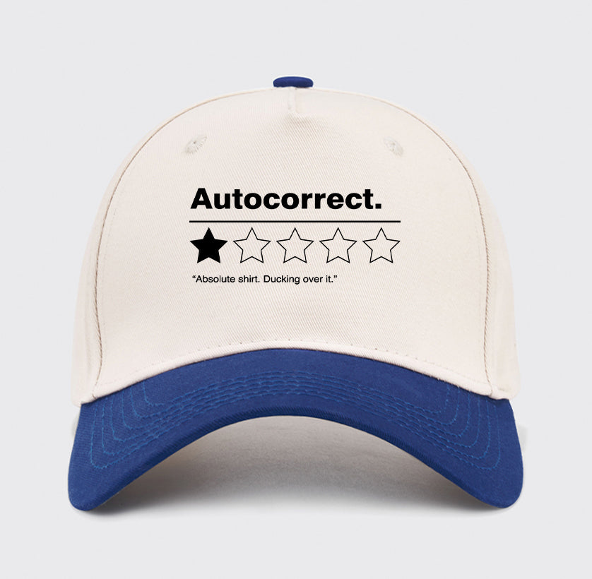 Autocorrect. Ducking over it Baseball Cap