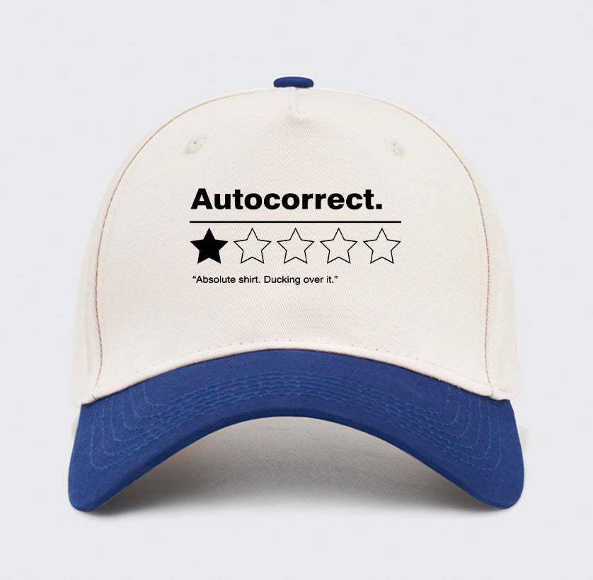 Autocorrect. Ducking over it Baseball Cap