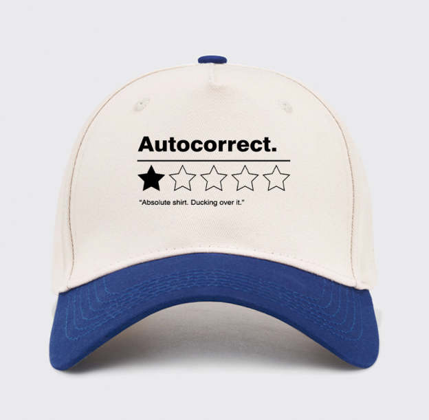 Autocorrect. Ducking over it Baseball Cap