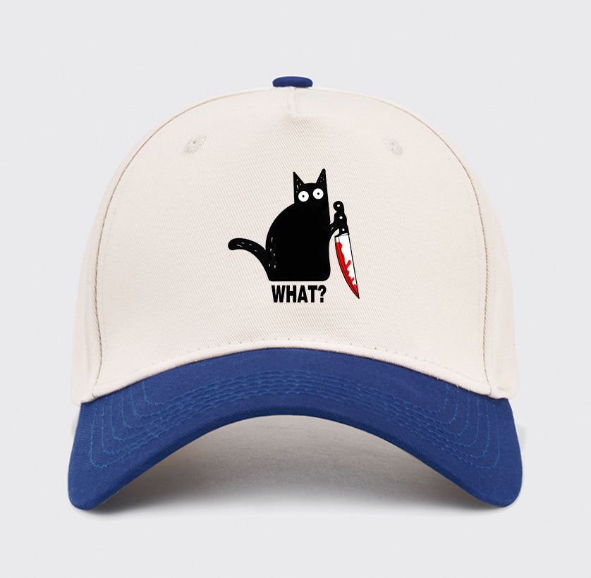 Spooky Lockdown Cat Baseball Cap