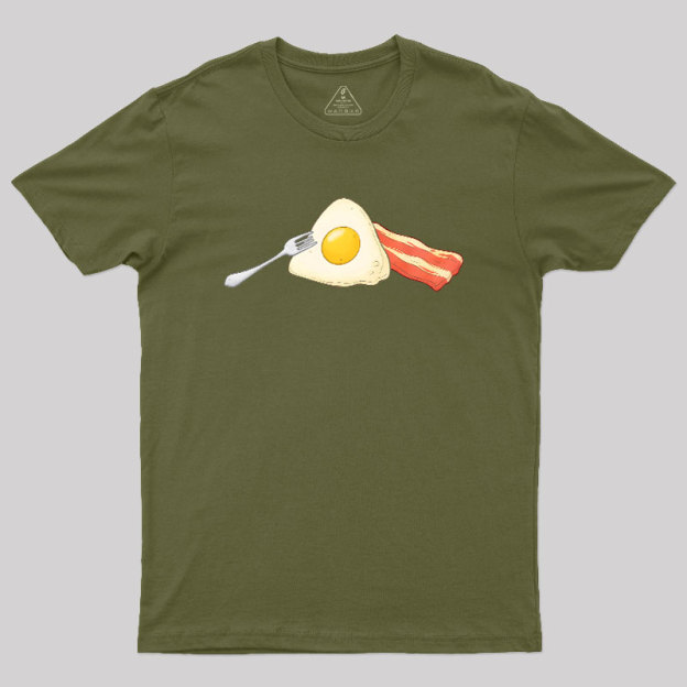 Dark Side of Breakfast Geek T-Shirt