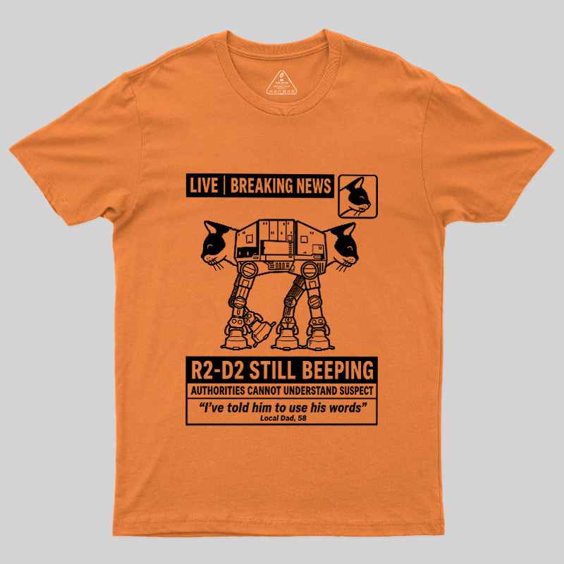 Cat Walker Still Beeping Geek T-Shirt