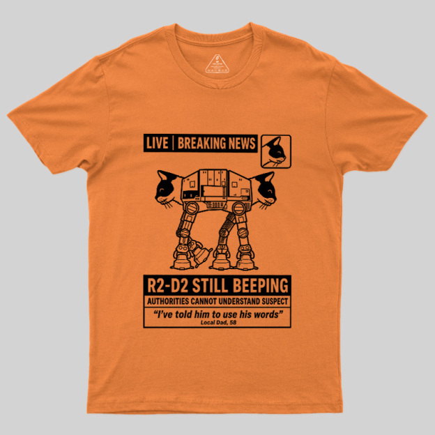 Cat Walker Still Beeping Geek T-Shirt