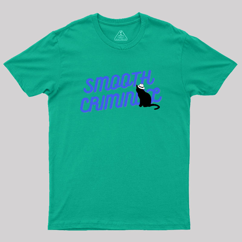 Smooth Criminal Cat Geek T-Shirt
