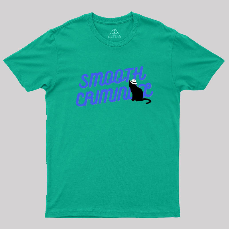 Smooth Criminal Cat Geek T-Shirt