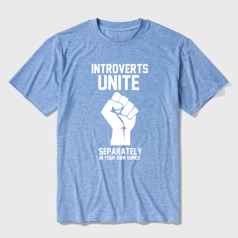 Introverts Unite Ultra Soft Heather Tee