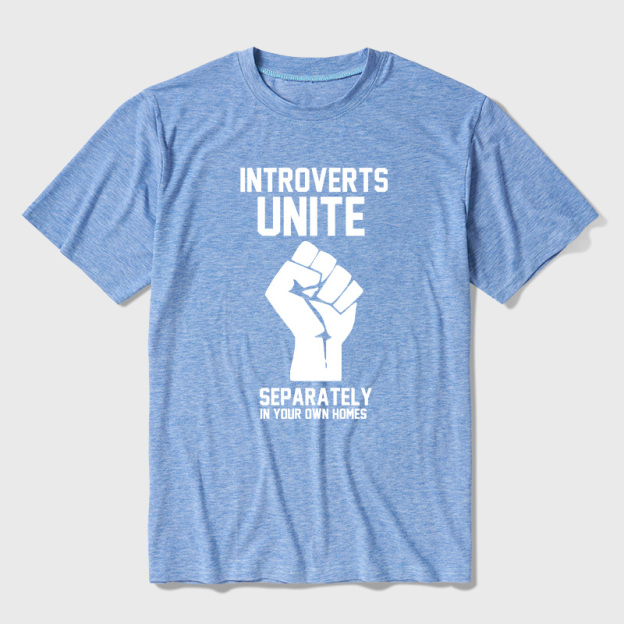 Introverts Unite Ultra Soft Heather Tee