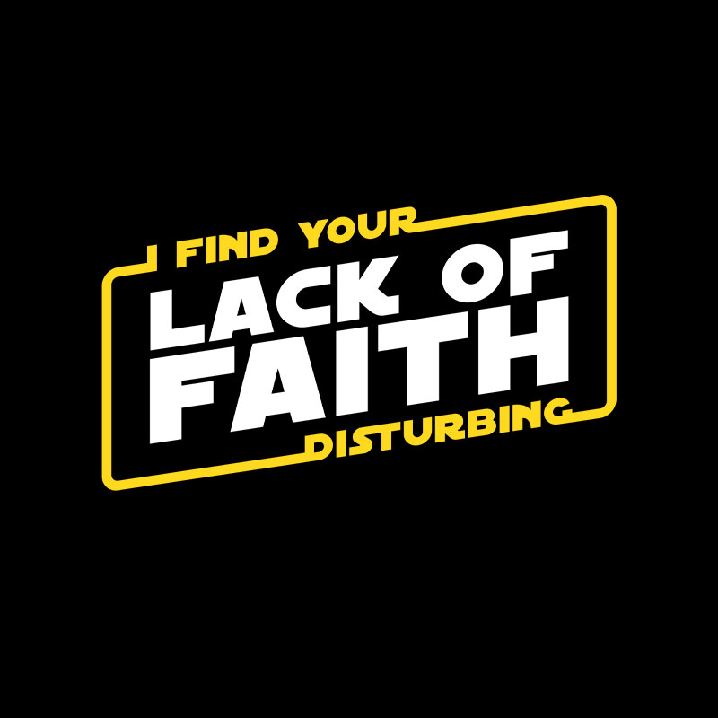 Lack of Faith Geek T-Shirt