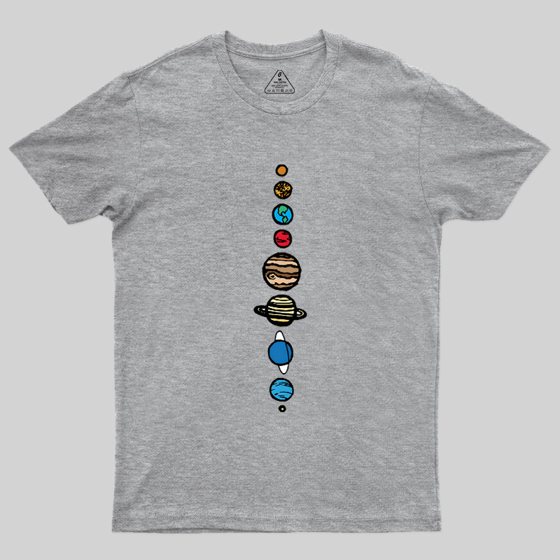 Space Nerd Planets Geek T-Shirt