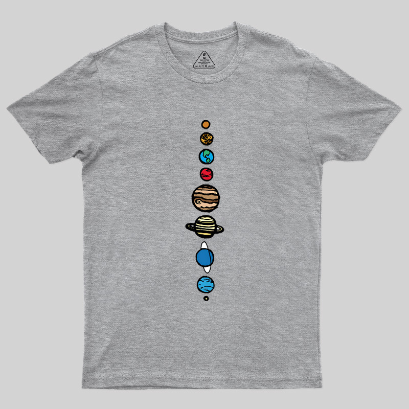 Space Nerd Planets Geek T-Shirt