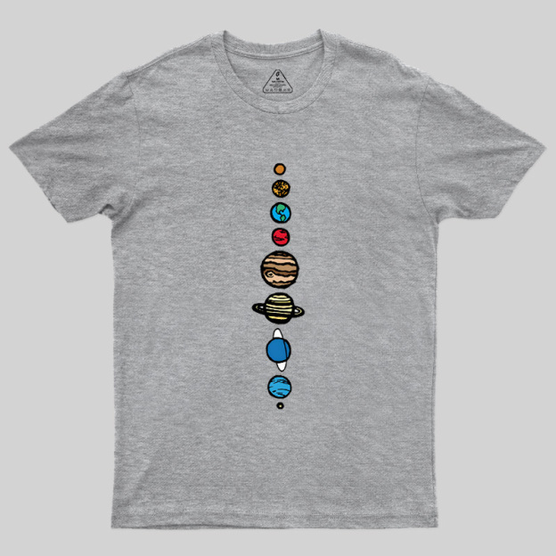 Space Nerd Planets Geek T-Shirt